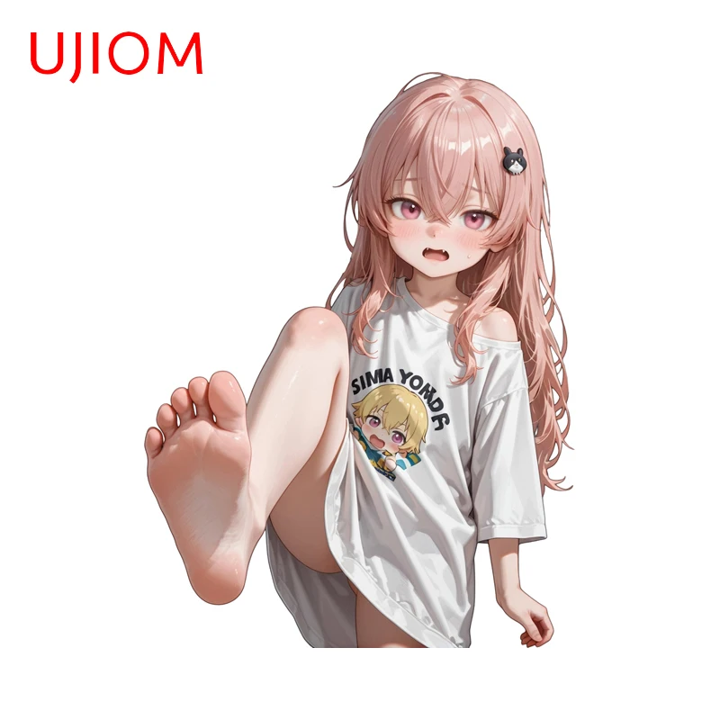 UJIOM Cute Anime Loli Sajuna Inui Wall Sticker High Quality Switch Panel Bedroom Decals Scratch Proof Adhesive Murals Decor