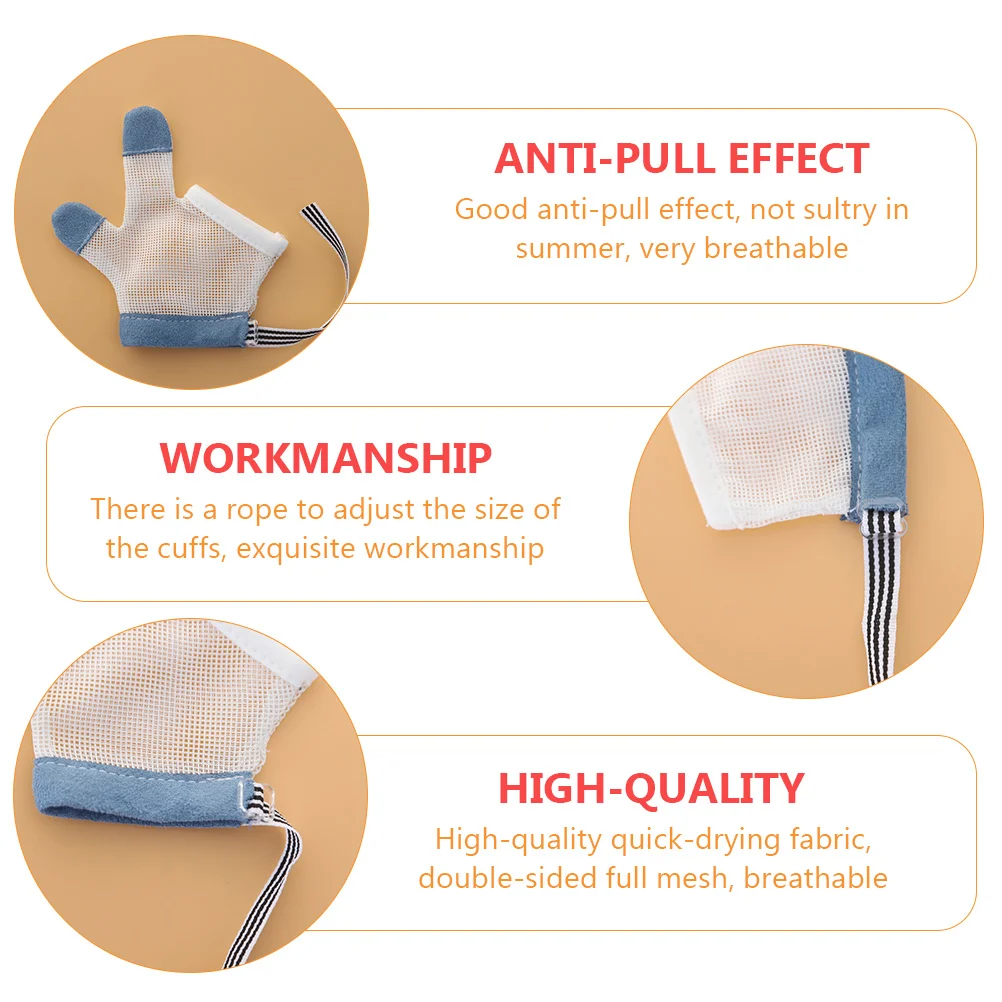 

Baby Anti eating Gloves Breathable Nylon Half finger Kids Toys Winter Infant Care No Shrinkage Safe Writing Playing