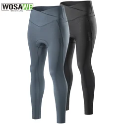 WOSAWE Women's Cycling Pants Spring 3d Gel Pad Bike Cycling Tights Ciclismo Pantalones Mtb Bicycle Cycling Trousers For Women