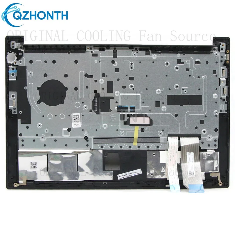 R+  New Palmrest with US Keyboard (Non-Backlit) w/FPR For Lenovo Thinkpad E14 Gen 2