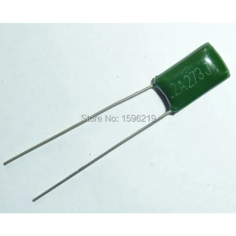 

200pcs Mylar Film Capacitor 100V 2A273J 0.027uF 27nF 2A273 5% Polyester Film capacitor