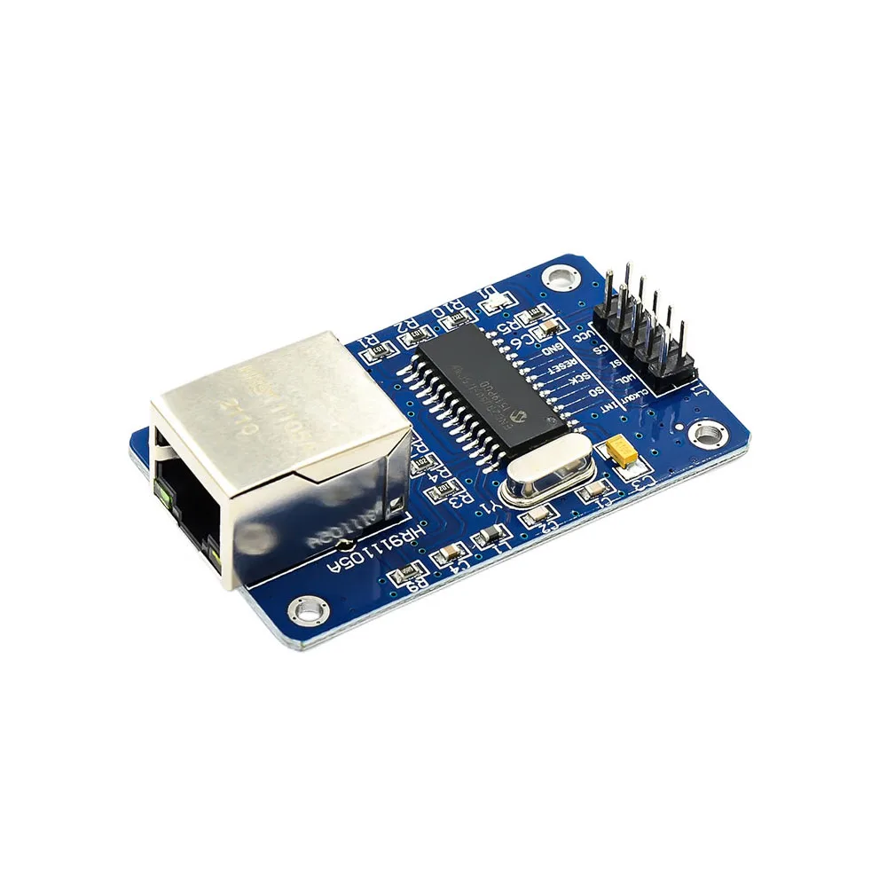 

ENC28J60 LAN Ethernet Network Module SPI Interface Ethernet Network Module 51 AVR ARM PIC Code 3.3V Pin Row Power Supply Board