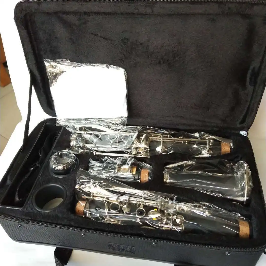 

Clarinet Bb Key Bakelite Nickel plating With Case Good Sound and Materials