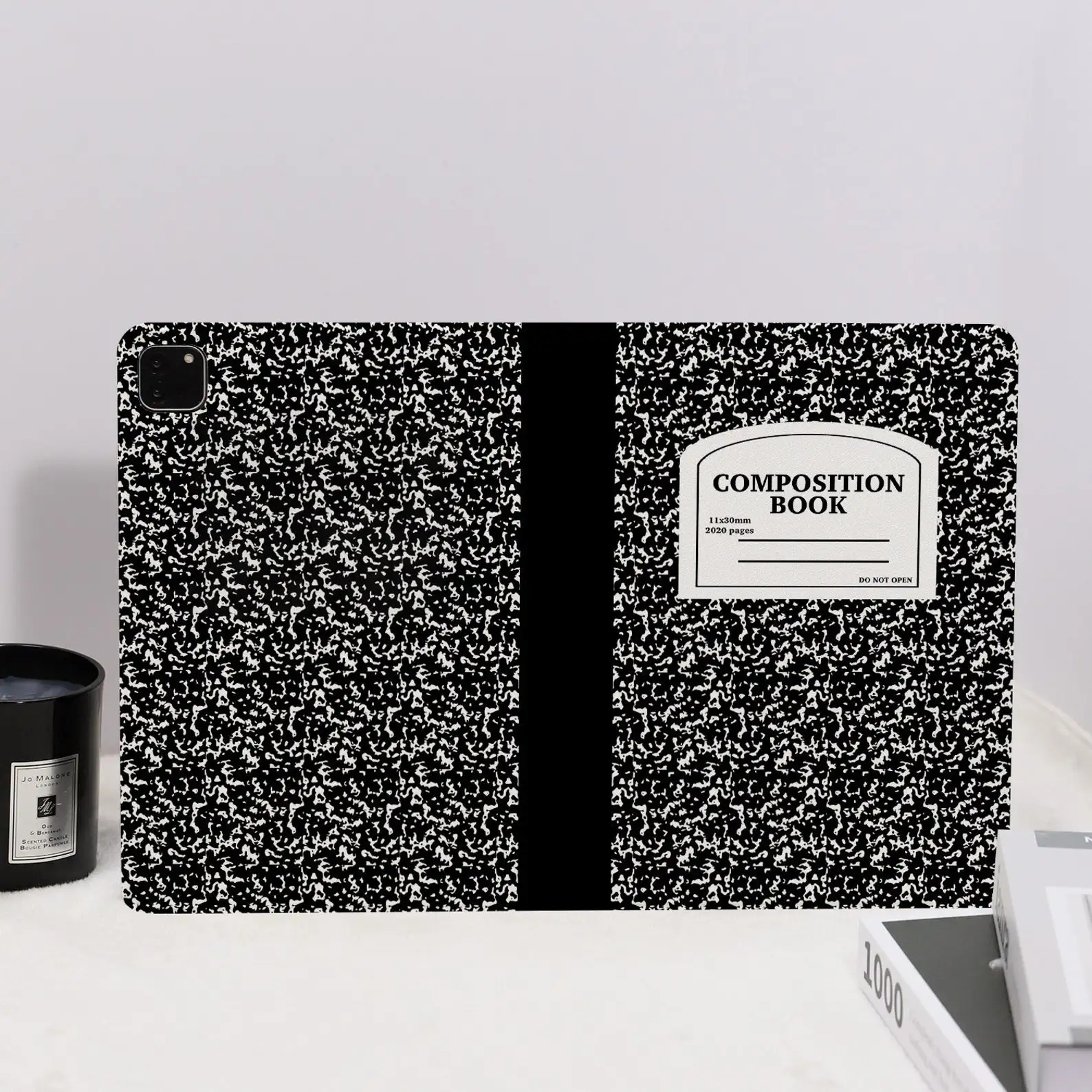 Black Composition Book iPad Case for Apple iPad 9.7