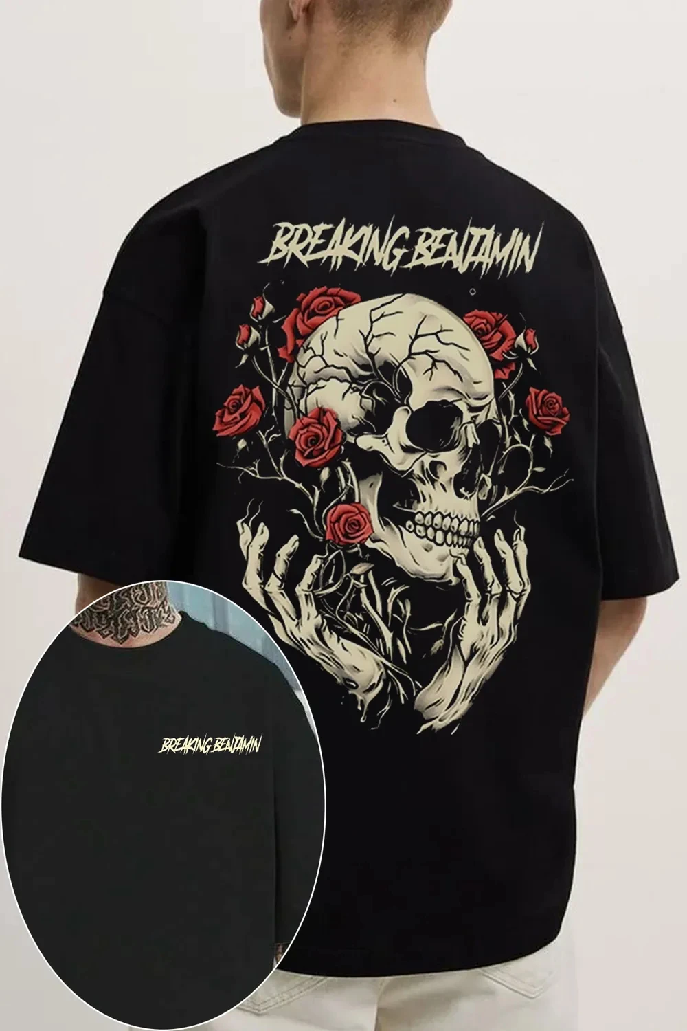 2026 Breaking Benjamin TShirt Mens Womens Cotton Tees Summer Casual Short Sleeve Round Neck Clothing Loose Top Trend Unisex Tee