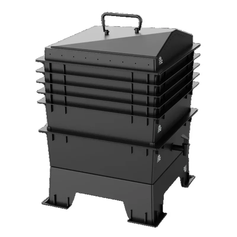 Garden plastic compost box 160300L garden deciduous earthworm box