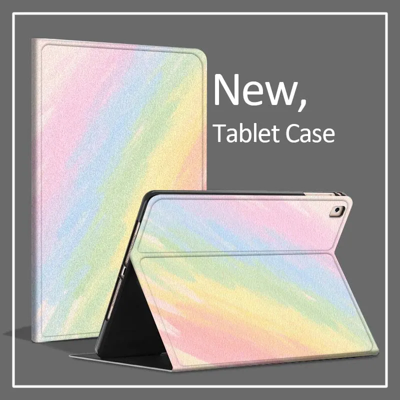 

Pastel Colorful Brushstroke For Xiaomi Poco Redmi Pad 8 2 4 5 6 6S 7 7S SE Pro 14 11 11.2 12.1 12.5 Inch Tablet Case Fashion