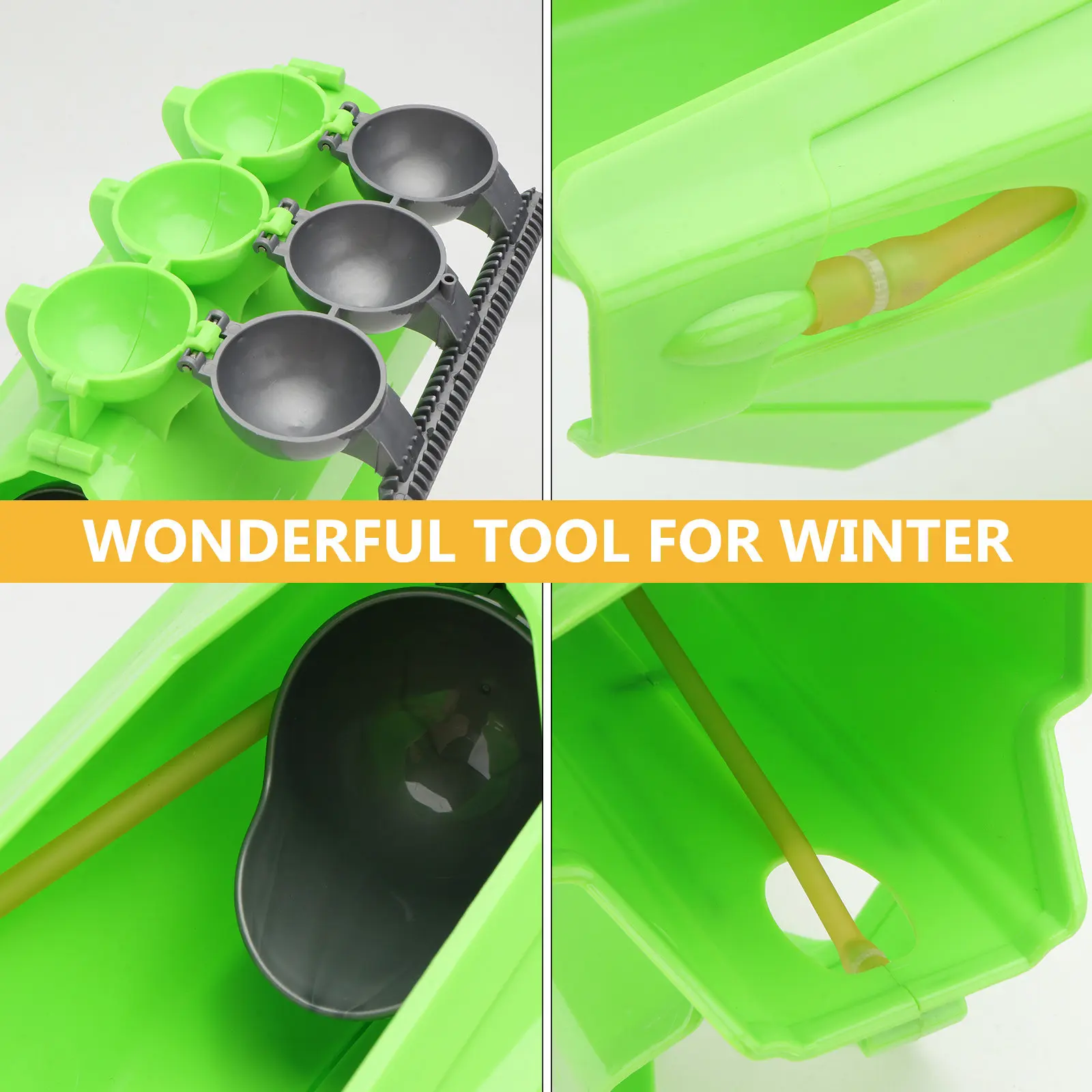 

1Set Launcher Creative Safe Material Winter Outdoor Playing Snow Fight Shooting Fun Plaything Launcher