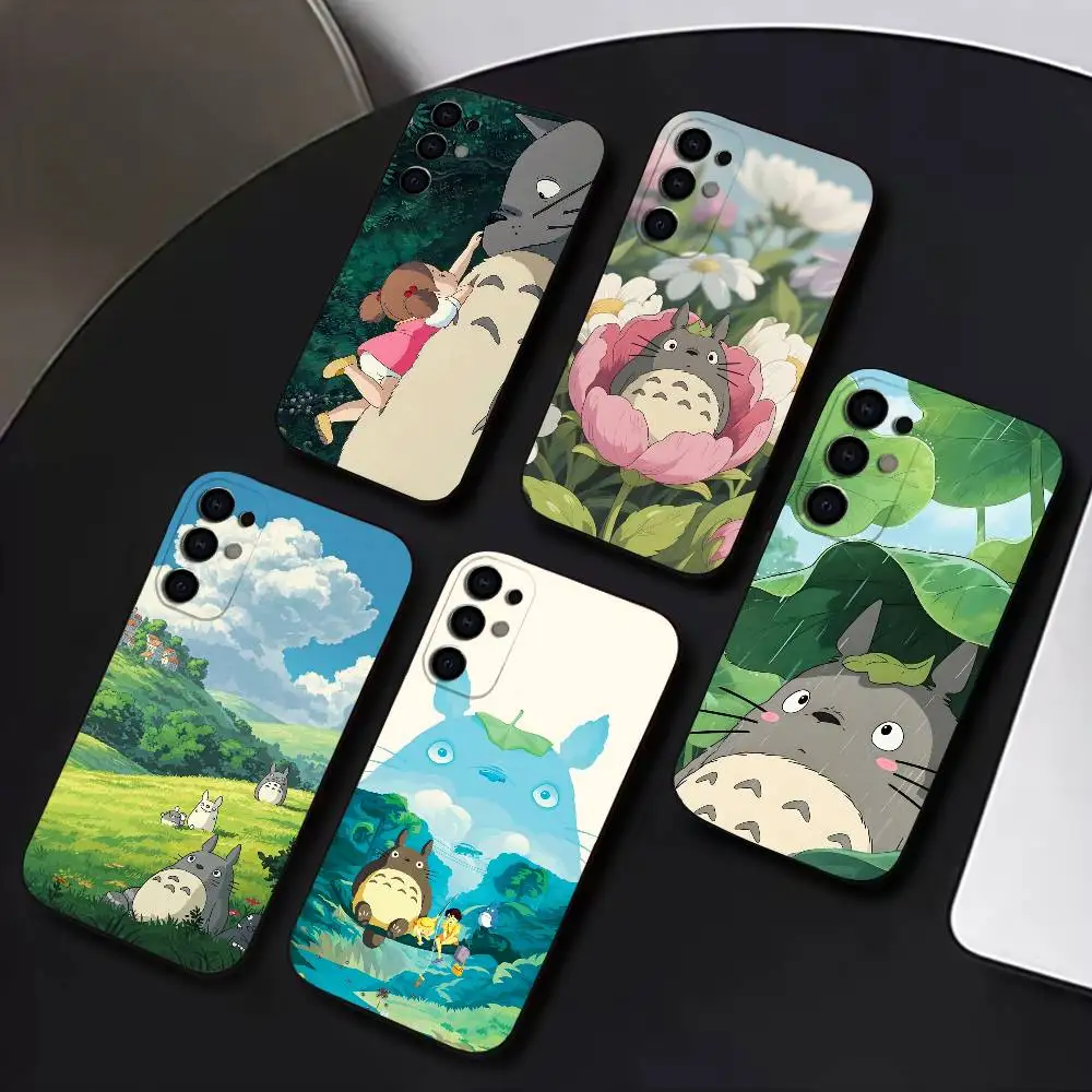 

Anime T-Totoro Phone Case Silicone Soft For Samsung S25,S24,S21,S22,S23,S30,Ultra,S20,Plus,Fe,Lite