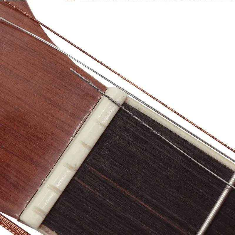 Gitarren-Sattelgriff-Feilenset 13-teilig Professionelle Gitarrenreparaturwerkzeuge Gitarren-Sattelvergriffigungs- und Polierfeilen – Detail 9