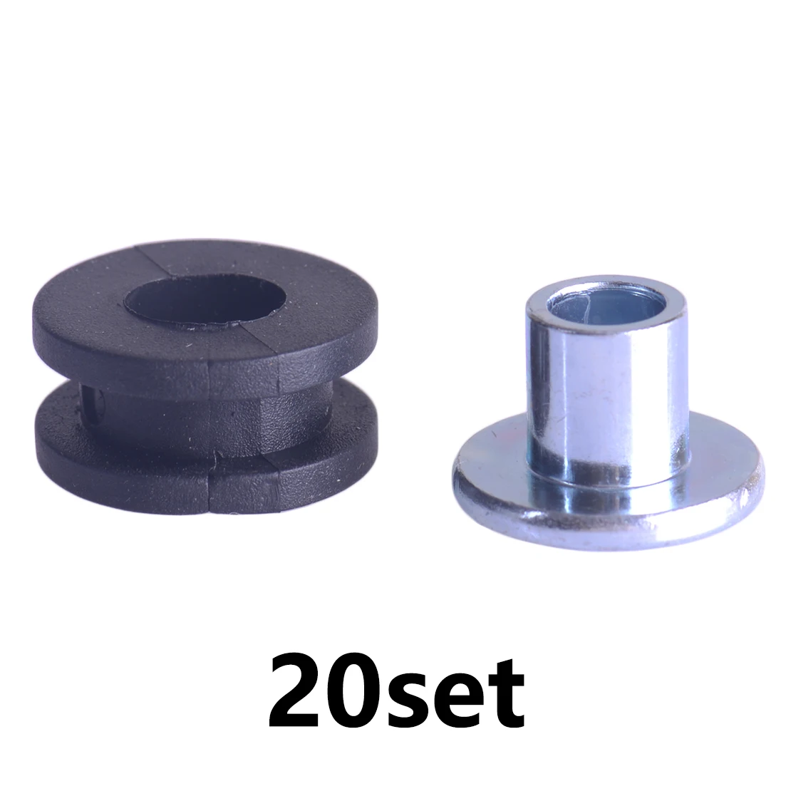 20 Sets Motorcycle Fairing Cowling Rubber Grommet Seal Ring Bolt Pressure Relief Cushion Pad Bushing Shockproof