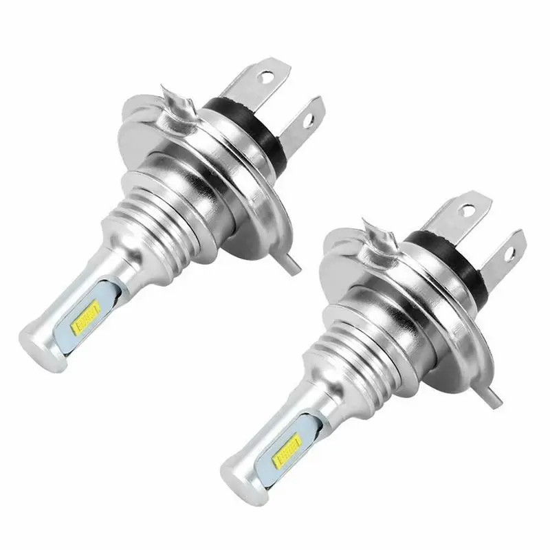 

AU28-8X H4 9003 Hb2 6000K Super White Csp Led Headlight Bulb Kit High Low Canbus