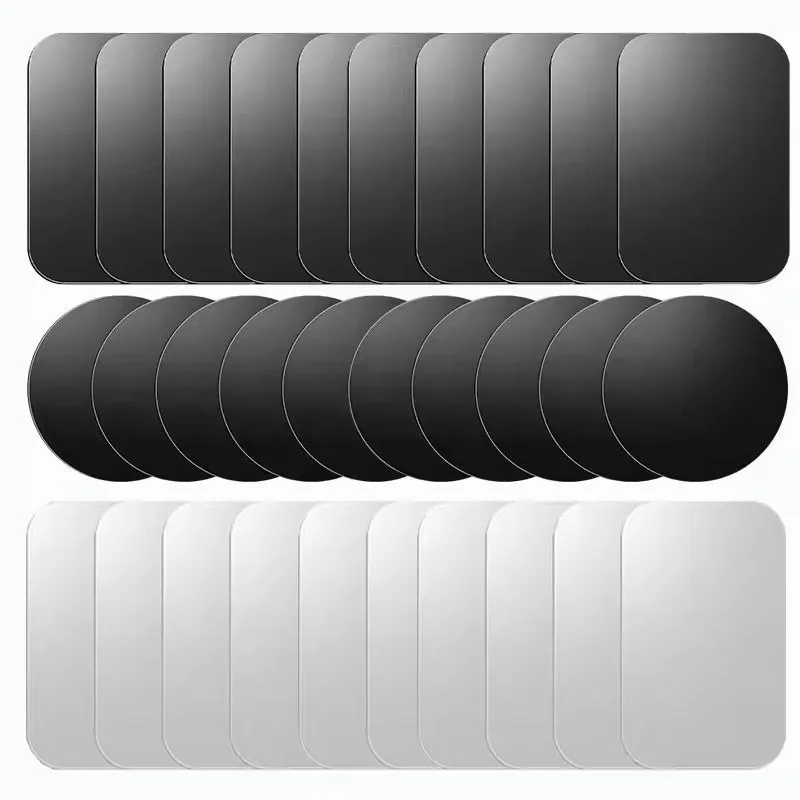 1/2/5/10PCS Piastra metallica magnetica Disco Supporto per telefono per auto Adesivi Patch magnetica Adesivo per tablet Supporto per supporto per auto per telefono cellulare