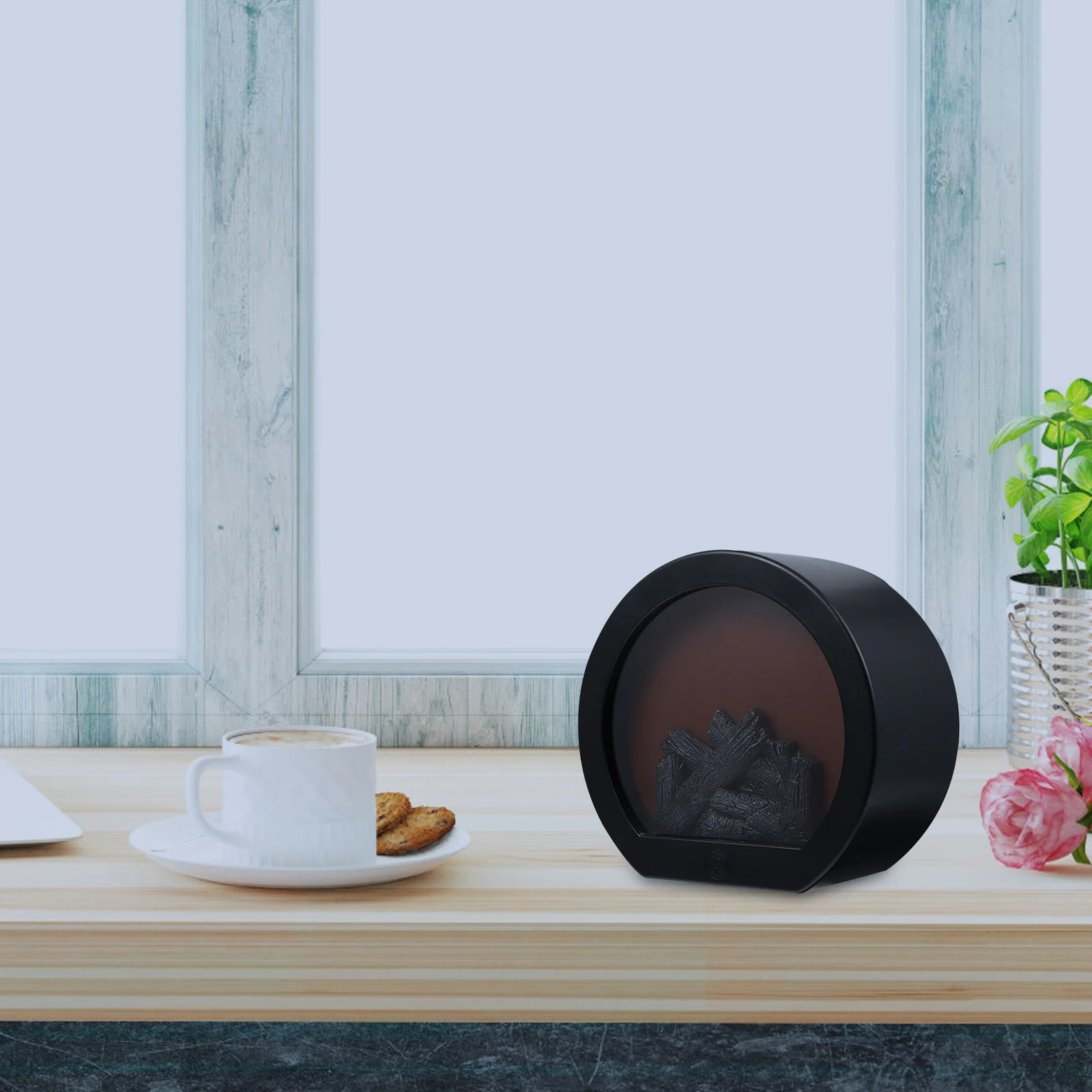 Led لهب تأثير الموقد مصباح للديكور المنزل سطح المكتب زخرفة جو دافئ محاكاة ضوء النار مشهد المهرجان