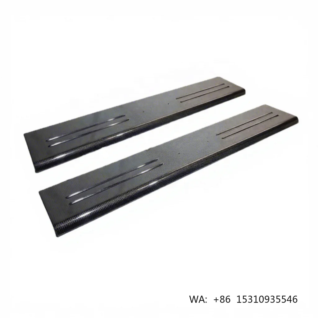 Dry Carbon Fiber Side Door Cover for Ferrari 812 Superfast Interior Trim Kits Welcome Pedal Sill Strip Interior