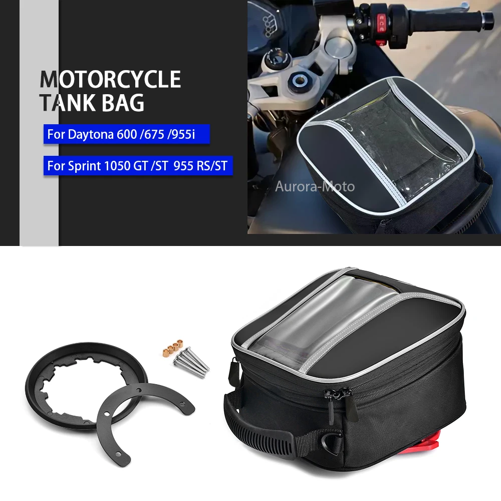 

Tanklock Fuel Tank Bag For Daytona 600 675 /R 955i/T595 Sprint 1050 GT 1050 ST 955 RS/ST Tankbag Motorcycle Navigation ﻿