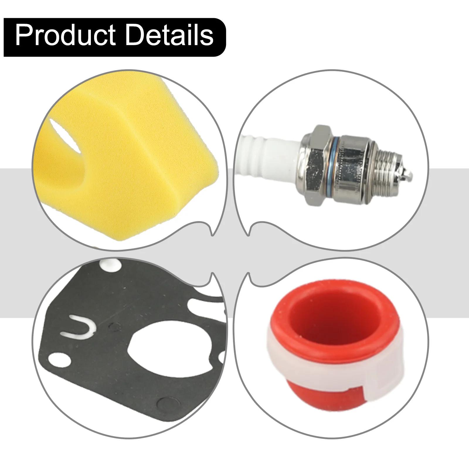 Accessories Carburetor Membrane Kit Air Filter Carburetor Diaphragm Lawn Mower Outdoor Living Regulator Springs