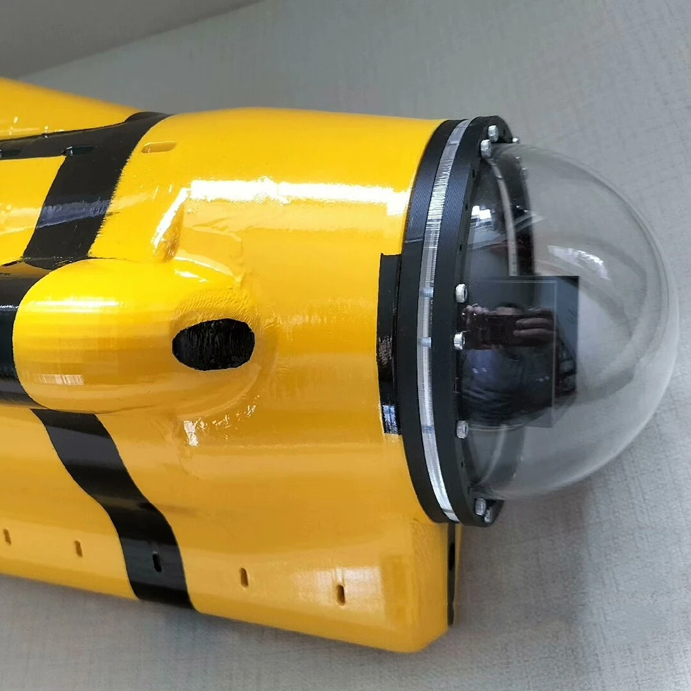 80cm RC Boat Cyclops Remote Control Submarine 3D Printing One-piece Molding RC Ships Model RTR Adult Toy Ship Gift