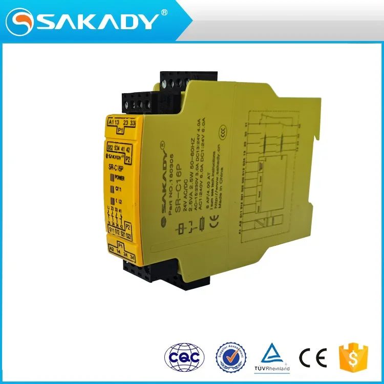 24v DC Single Phase Solid State Variable Relay Self Monitoring Function Origin Contact Protective Relay