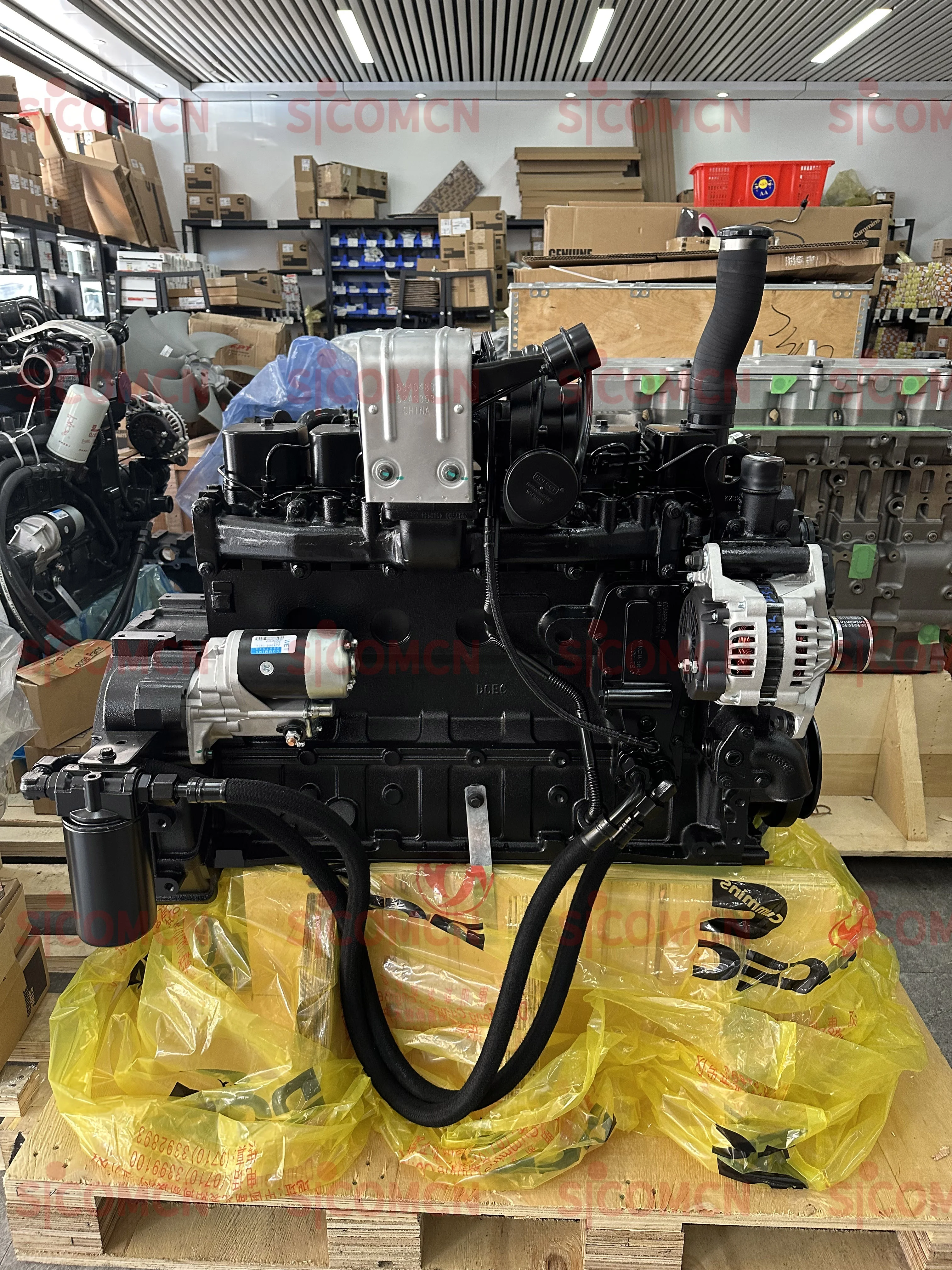 Original 6BT5.9 6D102 Diesel Engine Complete Assembly 6 Cylinders Motor Engine For Engine Cummius 6bt 5.9 For Excavator