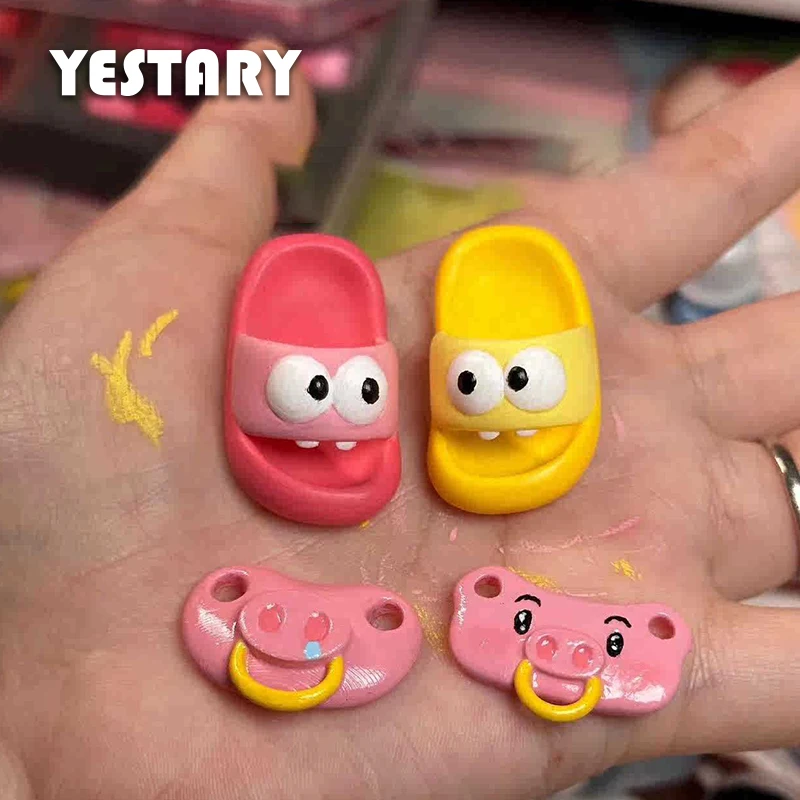 

YESTARY BJD 1/6 Doll Shoes DIY Handmade Slippers For Blythe Ob24 Dolls Accessories Cute Shoes Miniature Item Toys For Kids