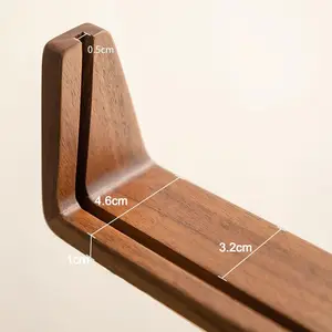 Bingkai Foto Kreatif Walnut/Beech Bingkai Transparan Bentuk U Akrilik Bingkai Foto Pernikahan Kayu Desktop Dekorasi Kantor 6 bingkai foto mini penjualan terbaik - №