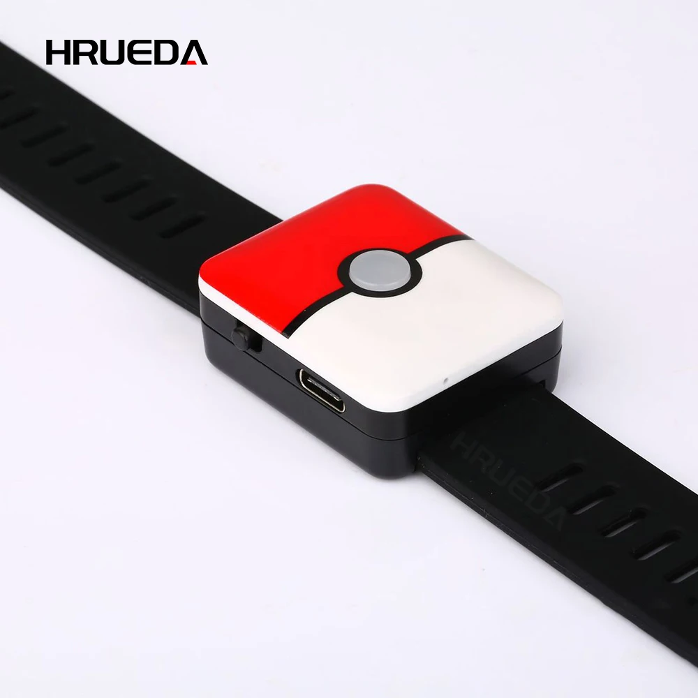 

Новый автоматический захват браслет для Pokemo Go Plus Bluetooth перезаряжаемый квадратный браслет для Android IOS