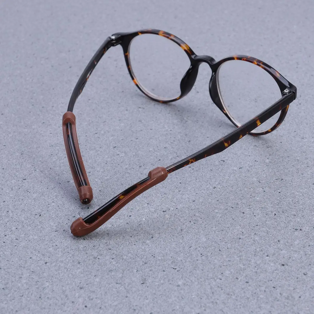 5 paires de housses de lunettes antidérapantes, 55mm de longueur, 7mm de diamètre, poignées d'oreille, crochets en Silicone pour accessoires de lunettes, convient à toutes les lunettes