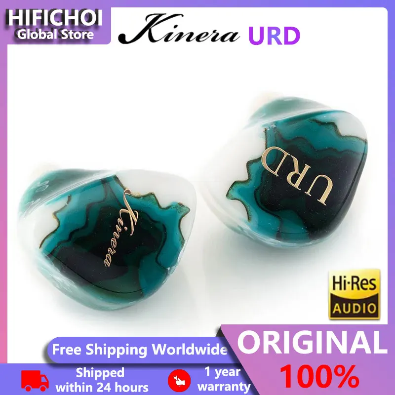 

Kinera URD Earphone 2 Sonions EST + 2 Titanium Crystal Diaphragm Coaxial DD + 1 Kinera Customize 11021 BA