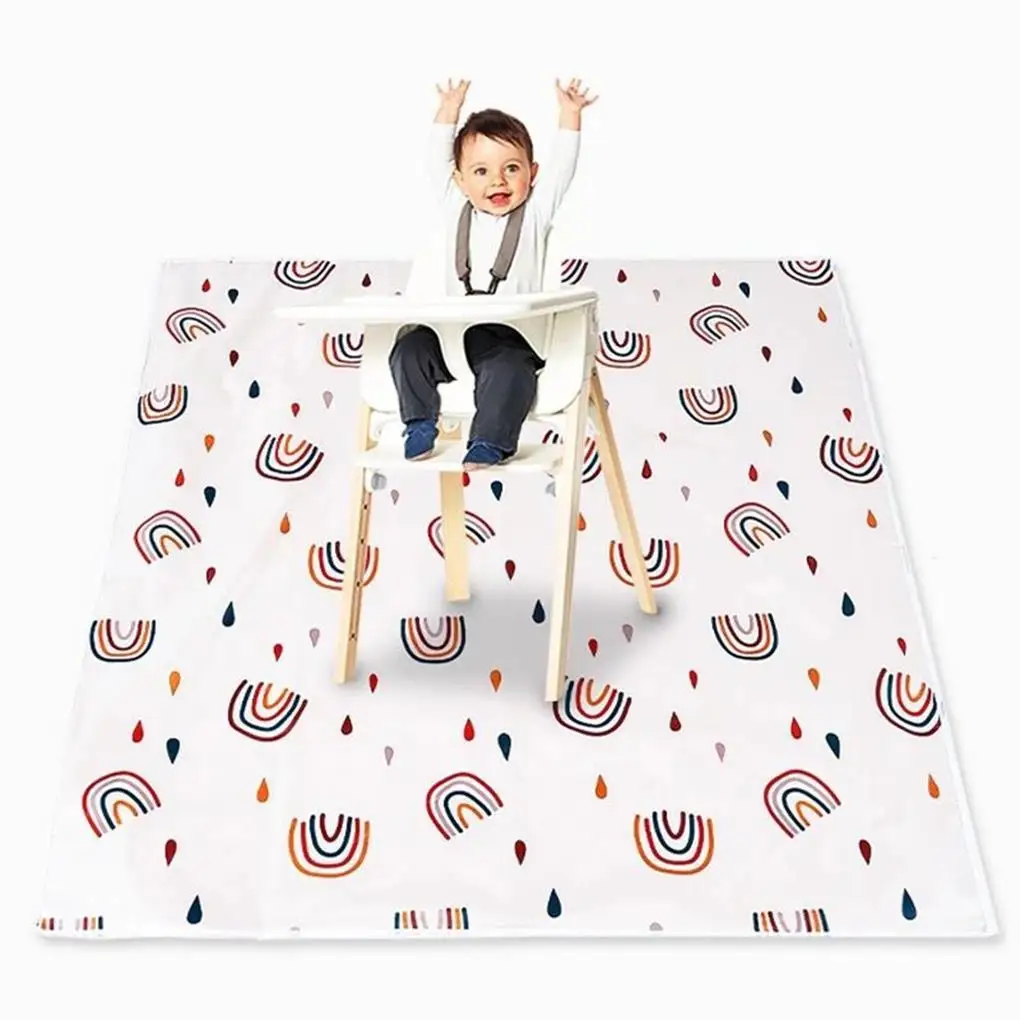 

Baby Dining Chair Mat Anti-Skid Protection Anti-Dirt Rug Crawling Pad