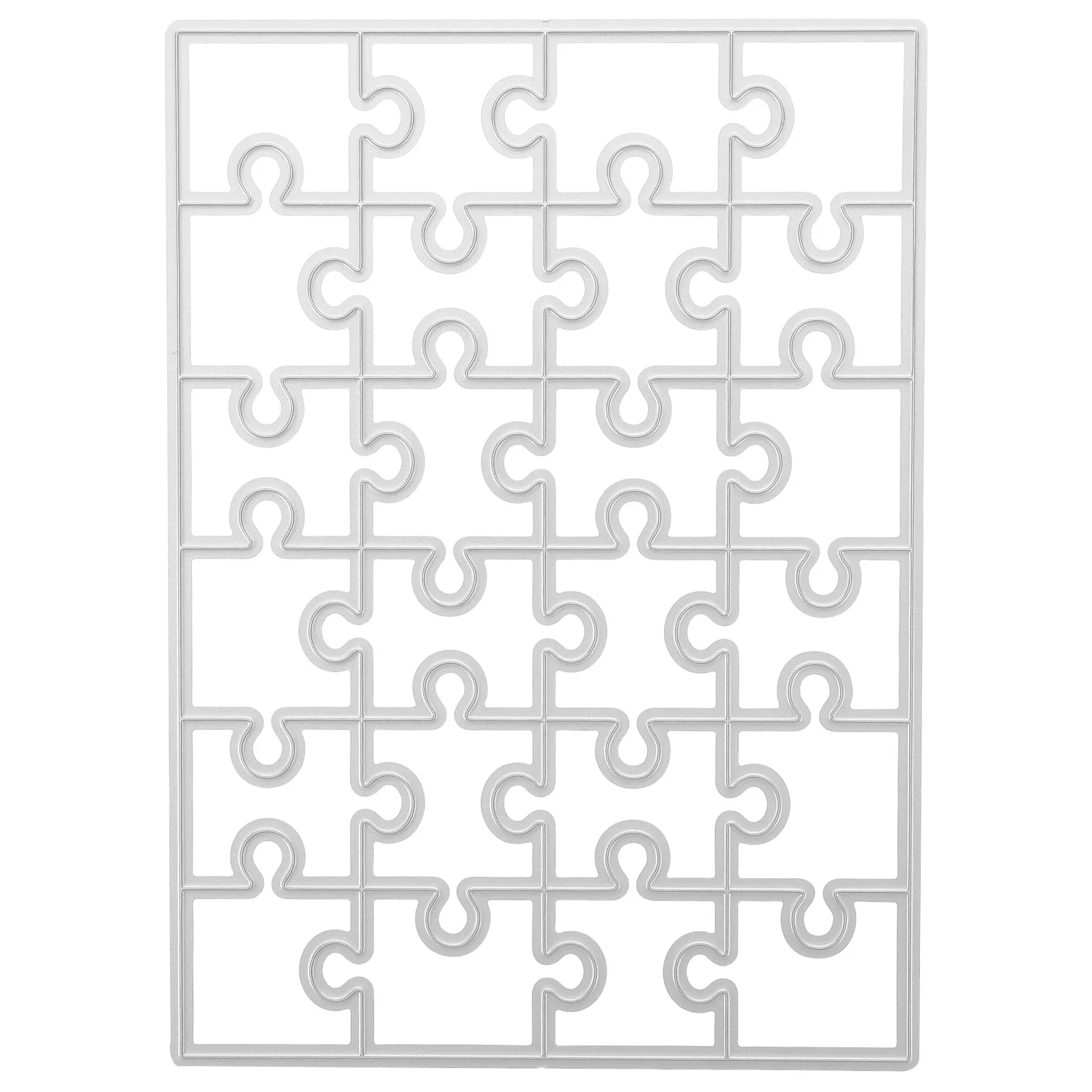 

Rectangle Metal Cutting Dies Carbon Steel Puzzle Template For Diy Scrapbooking Card Making Embossing Craft Album Paper Stencils