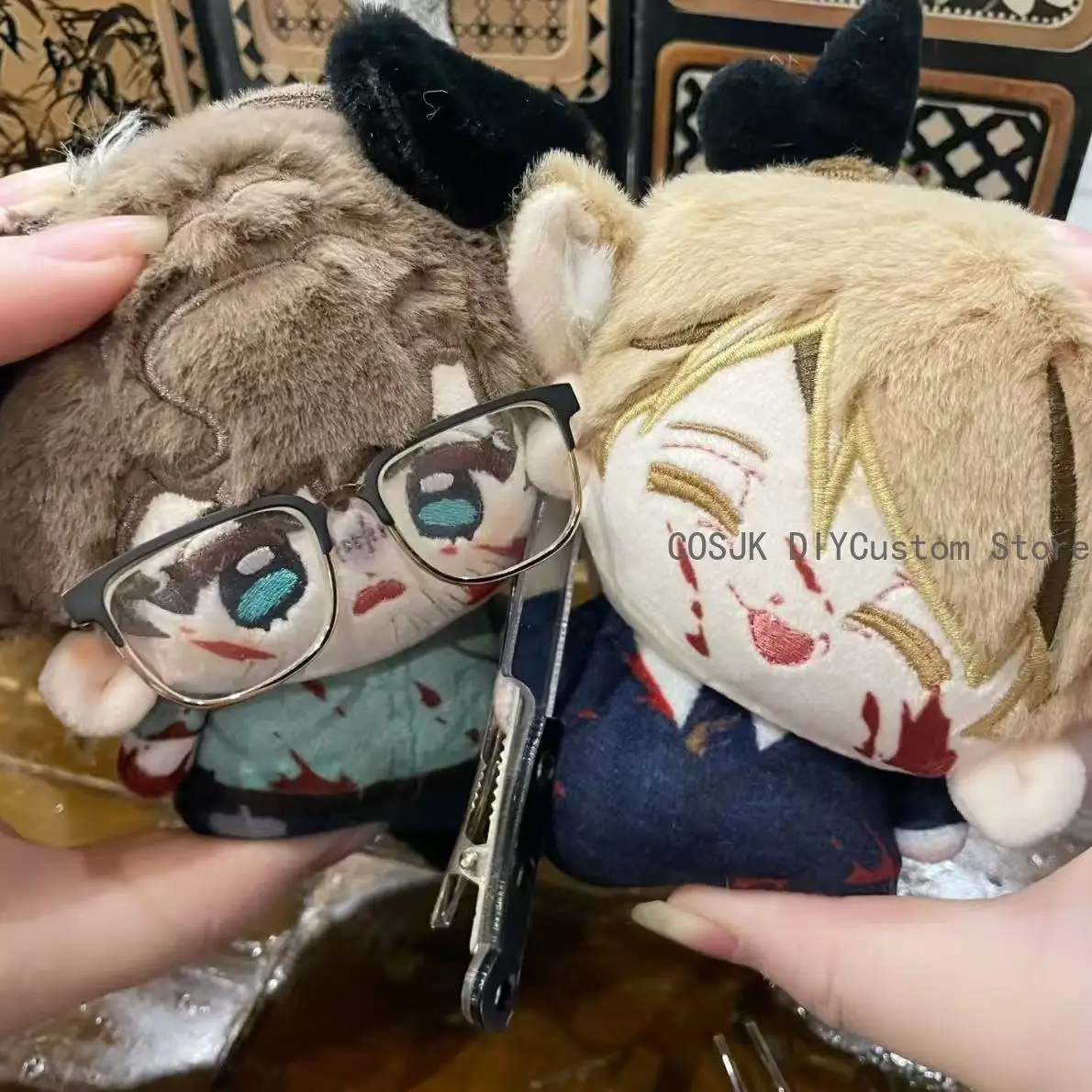 

Game Hannibal Lecter Will Graham 10cm Cosplay Anime Mini Plush Figure Idol Plushies Pillows Bag Pendant Mascot Birthday Gift