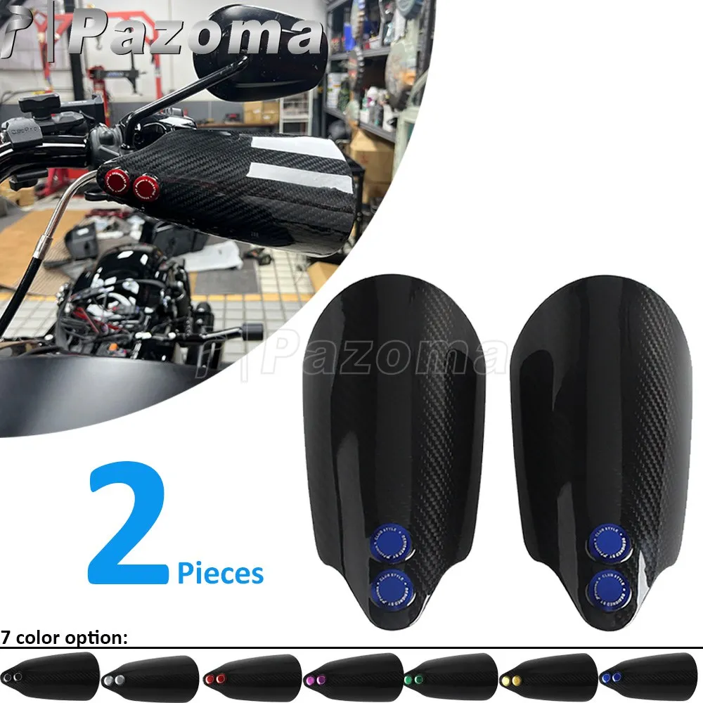 2Pcs Handguards Motorcycle Handlebar Hand Guard Shield Cover Protector For Harley Deluxe FLDE Low Rider ST 117 FXLRST 2022-2024
