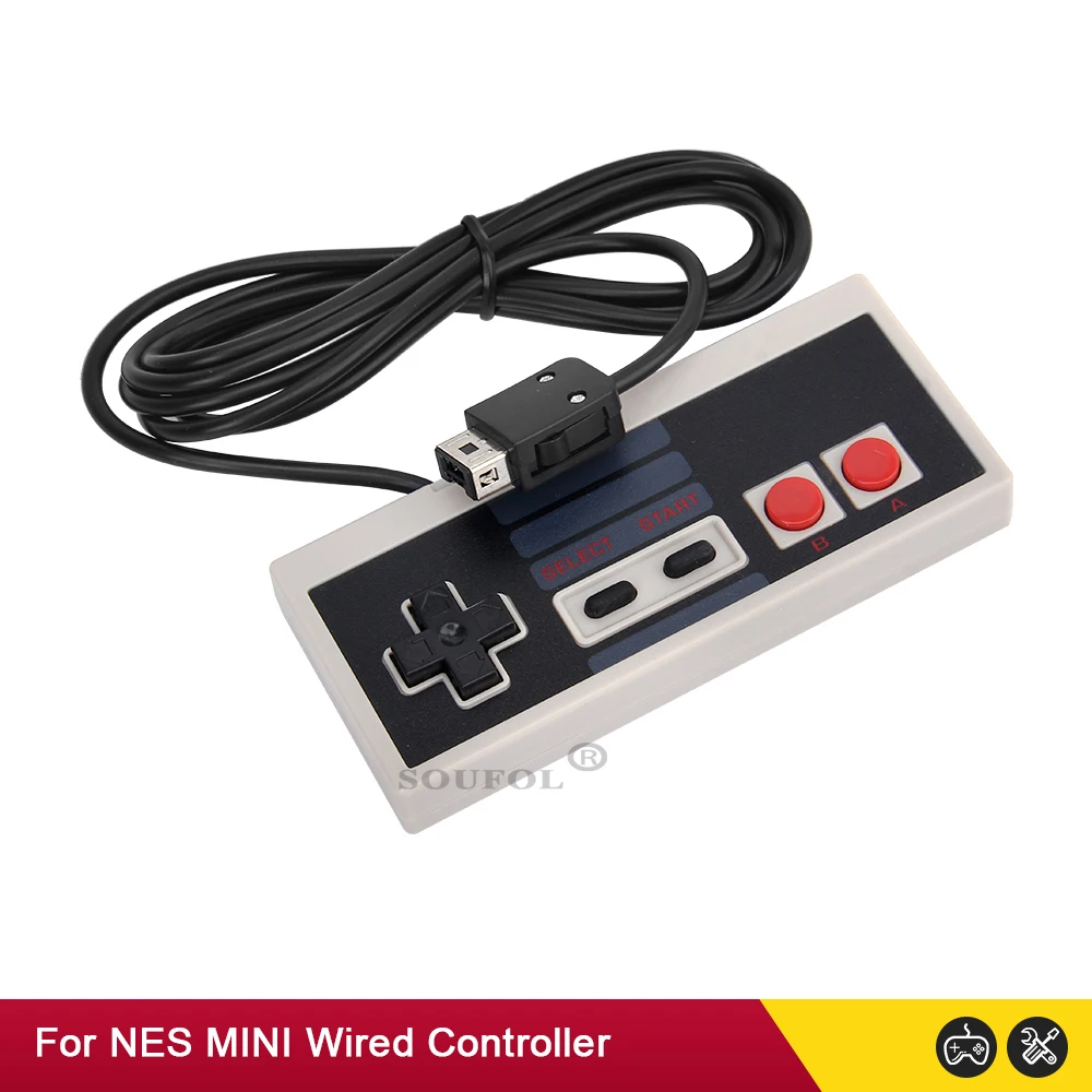 Controller For NES Classic Edition Mini For Nintendo Entertainment System Controller Gamepad Joystick with 1.8m Built-in Cable