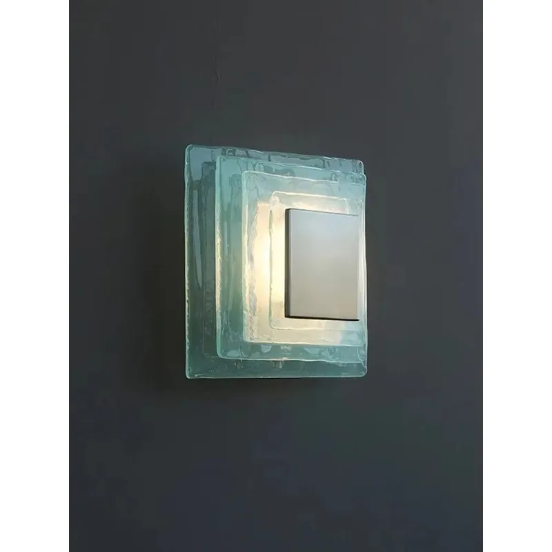 Murano Glass Wall Lamps From Italy Medieval Living Rooms Dining Room Water Ripple Wall Lamping Bedroom Corridor Design Lamp