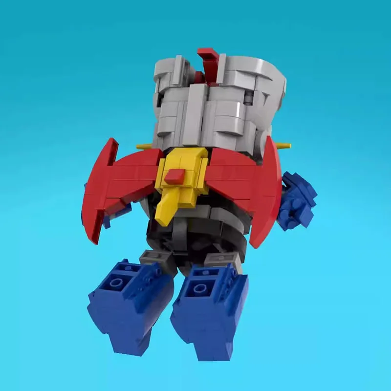 MOC Heißer Anime Dämonengott Z Film Actionfigur Allmächtiger Roboter Baustein-Set Mech-Modell DIY Kinder-Montage-Spielzeug Geburtstagsgeschenk – Detail 5