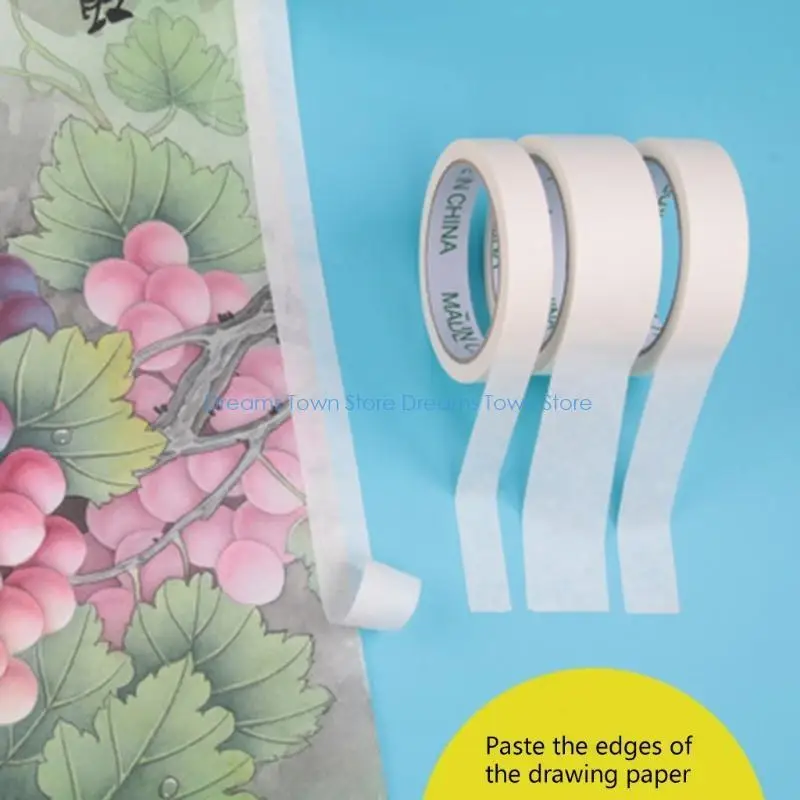 HX6A White Masking Tape Length 787.4in(20M) 4 Kinds Optional For Creating for Sharp E