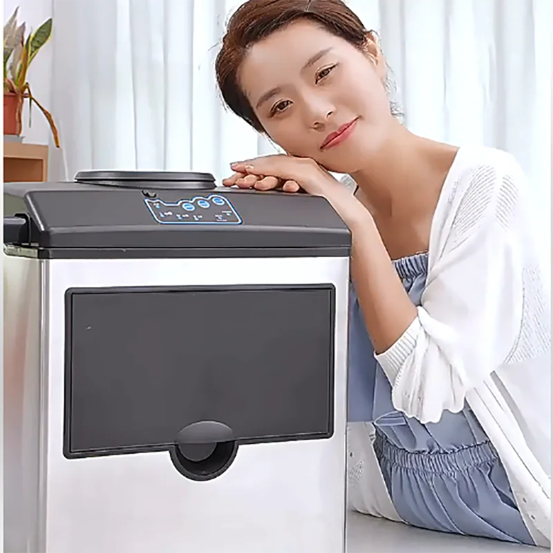 

Бытовой льдогенератор Bullet Ice Коммерческий льдогенератор и питьевая машина 220 В Серебро