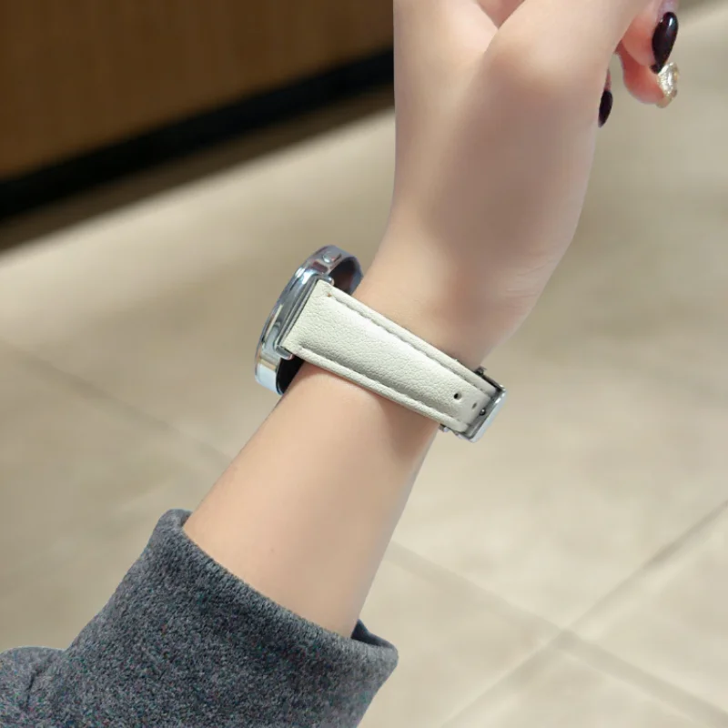 

Кожаный ремешок для часов HUAWEI Watch Fit3/Fit4 и HUAWEI Band 8/9/10NFC, изготовленный вручную.