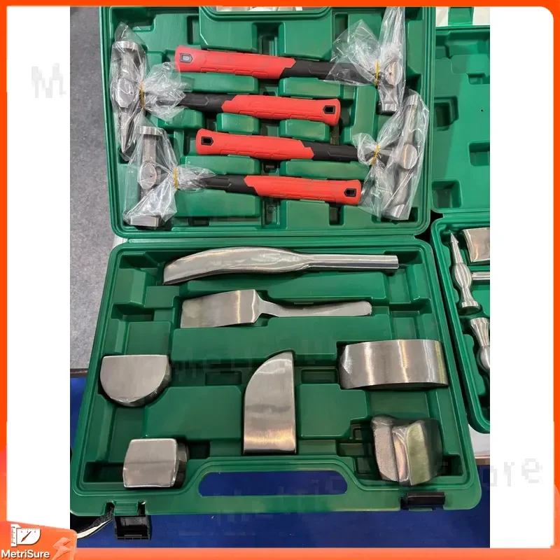 11-Piece Auto Dent Repair Hammer and Finisher Kit for Car Body Sheet Metal Repair Tool Set Dent Removal Tools Automotive