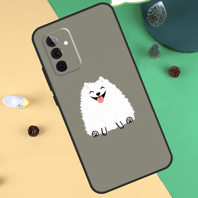 Pomeranian Dog Yoga Case For Samsung Galaxy A55 A35 A25 A15 A51 A71 A12 A32 A52 A13 A33 A53 A54 A34 A14 Cover