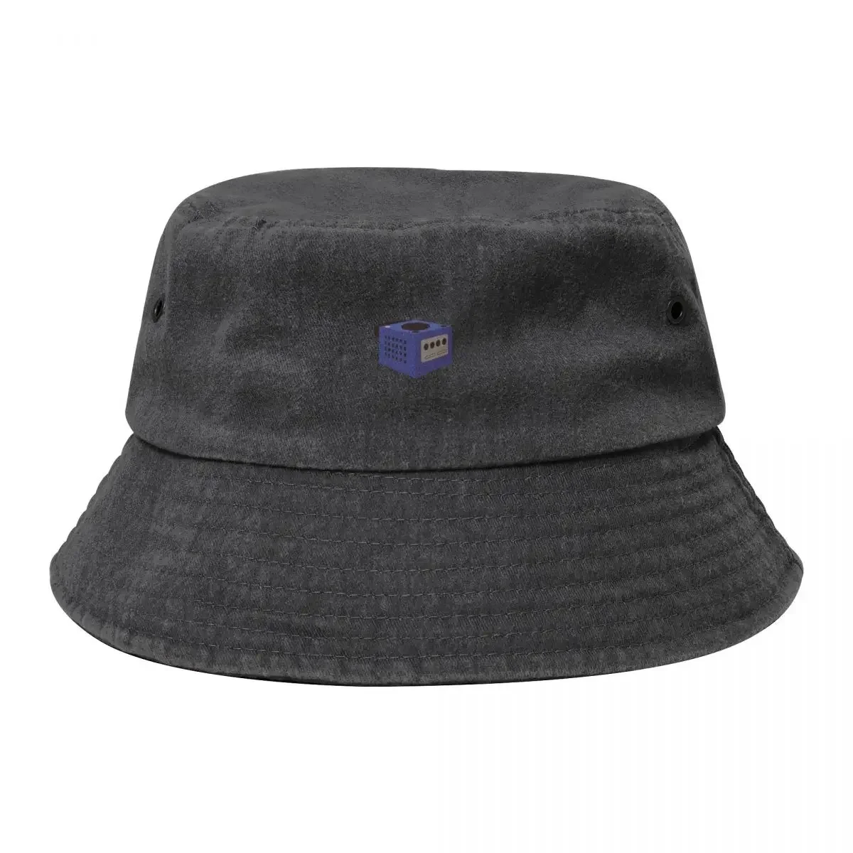 Retro Game Console Indigo Bucket Hat Sports Cap Hip Hop Ball Cap Female Men's