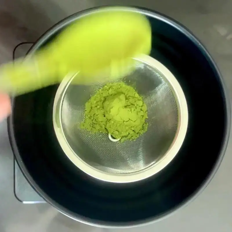 Stainless Steel Matcha Sifter Fine Mesh Anti Caking Portable Baking Tool For Picnic Home Cafe Matcha Prep