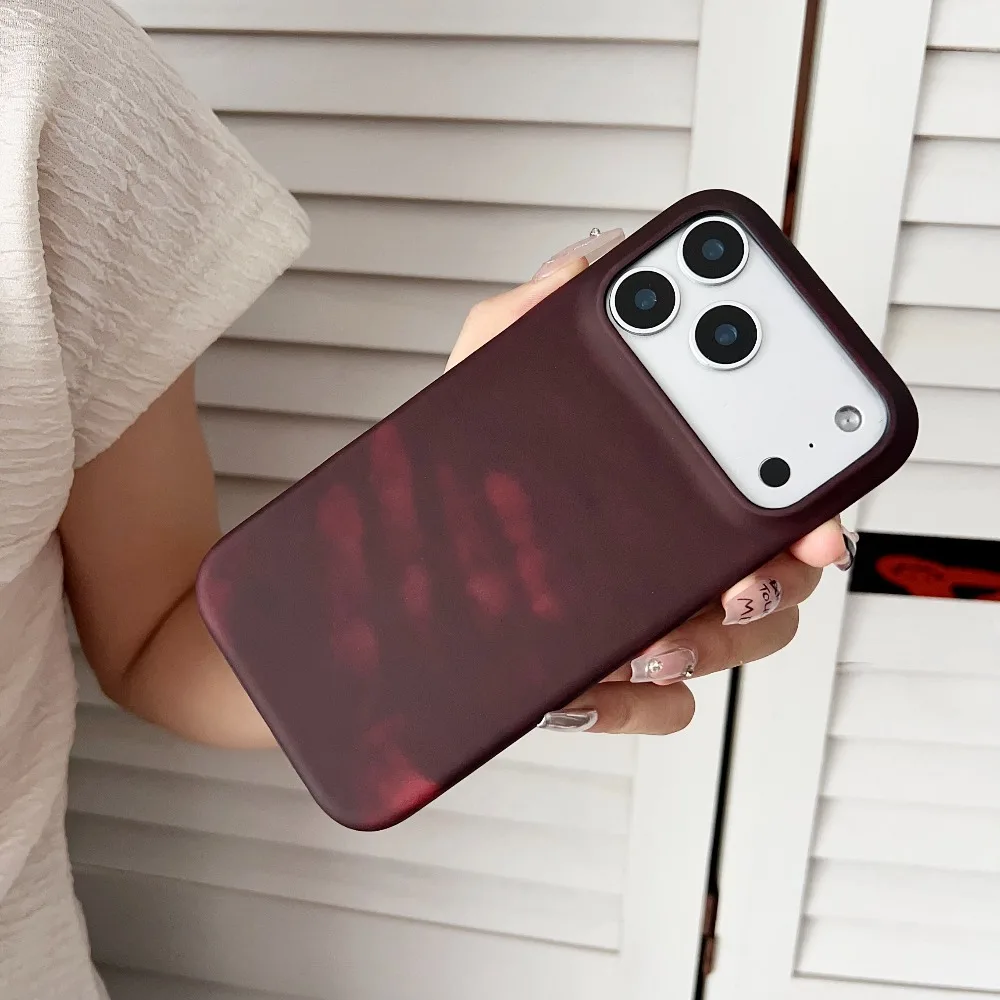 Thermosensor-Handyhülle mit Farbwechsel für iPhone 18 17 Pro Max Air ProMax 17Pro, magische, stoßfeste Schutzhülle – Detail 8