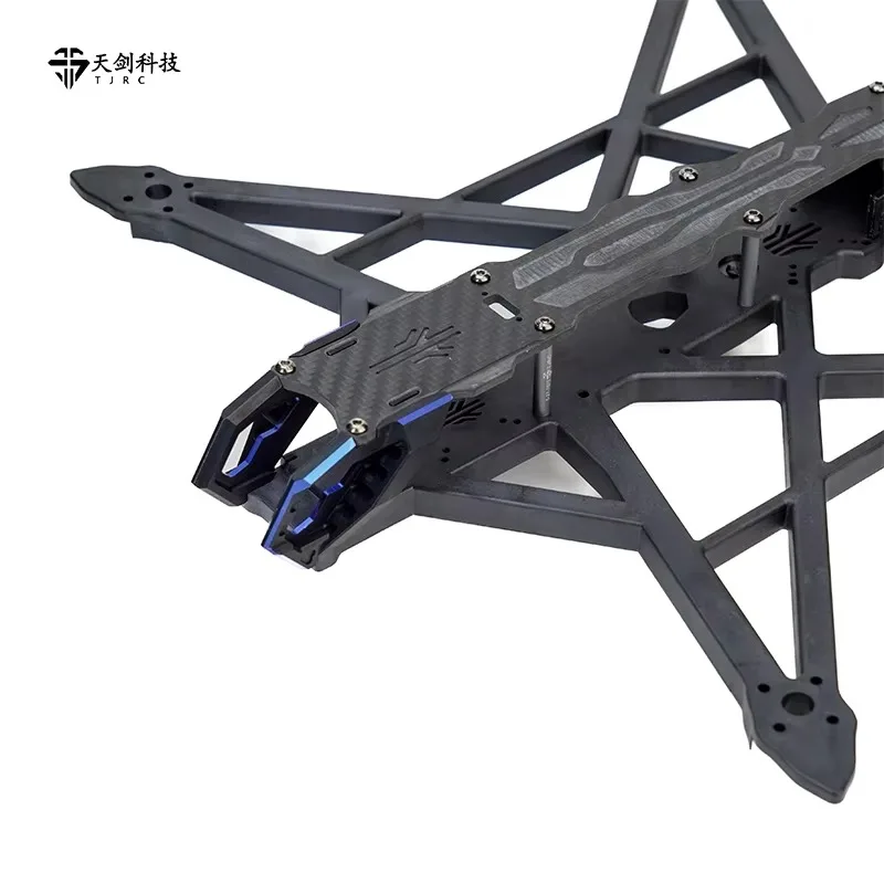 TJRC Yujian 8V2 10V2 Lightweight Carbon Fiber FPV Frame Kit Long Range Racing Drone Frame