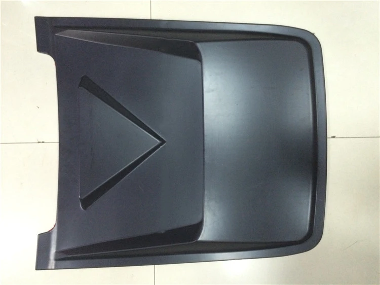 ABS Black Bonnet Scoop Bonnet Hood Front Car Cover Fit For Toyota Hilux Revo Ford Ranger Isuzu D-Max