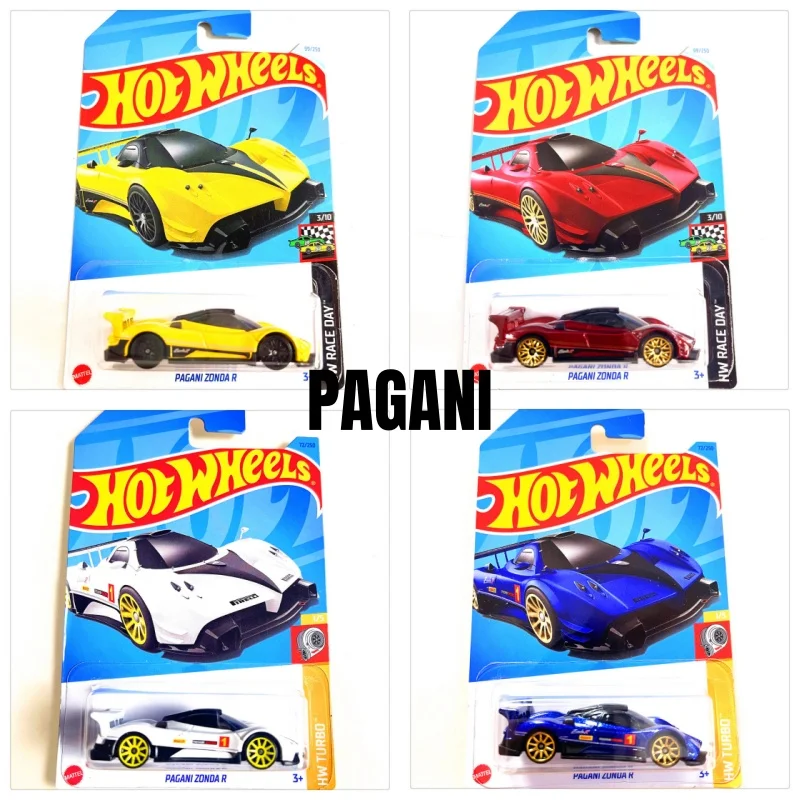

Новые оригинальные Hot Wheels Pagani Series, имитация модели автомобиля, игрушки, коллекционные предметы, праздничный подарок, настольные украшения на складе ﻿