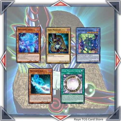 Yugioh-Juego de cartas de mago oscuro, baraja de 58 piezas, fácil de jugar, no Original, maestro Duel, Yugi Mutou, cubierta de bricolaje MD