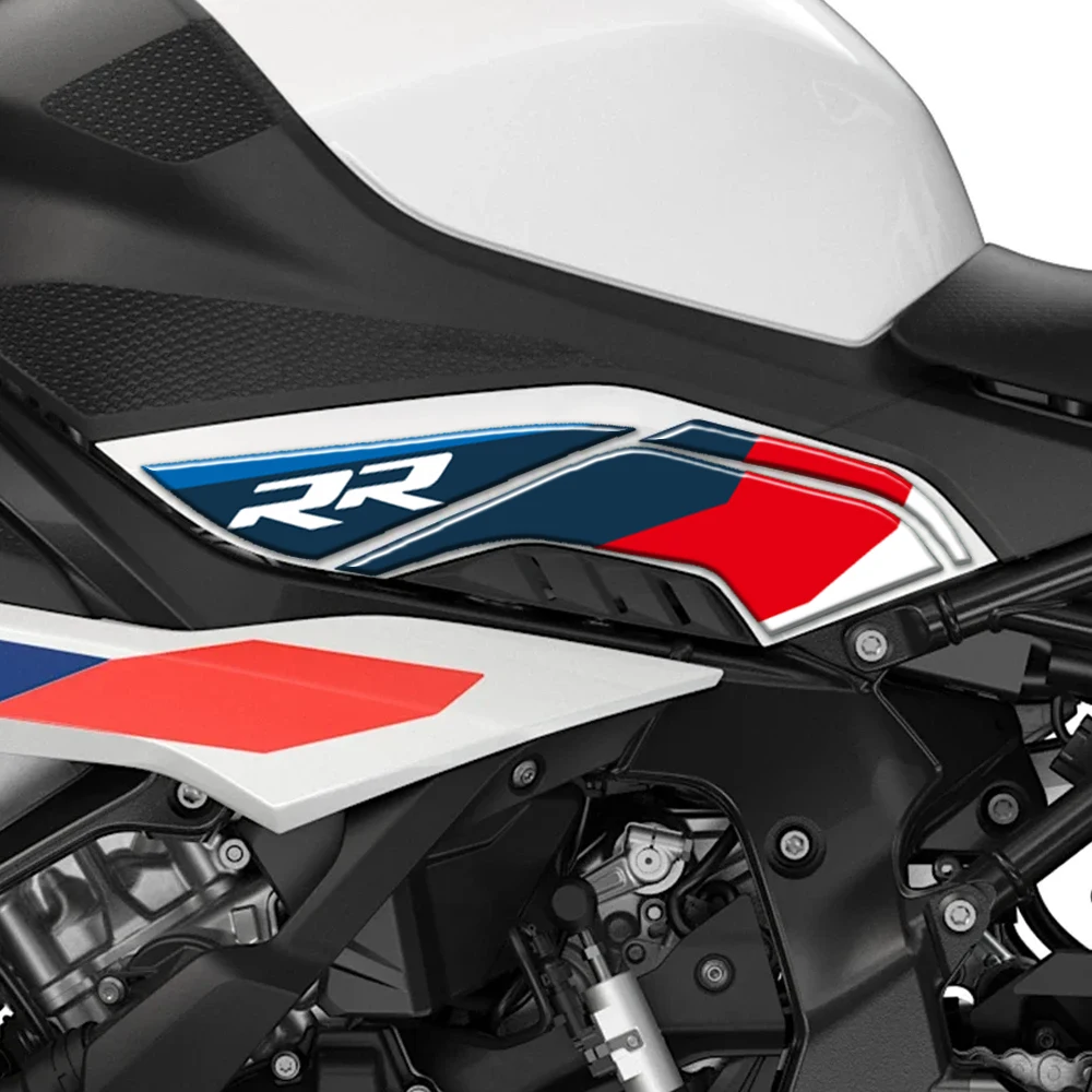 ملحقات الدراجات النارية ملصق حماية للركبة السفلية ثلاثي الأبعاد حماية طلاء جل لسيارات BMW S1000RR S 1000 RR 2019 2020 2022 2023 2024 #5
