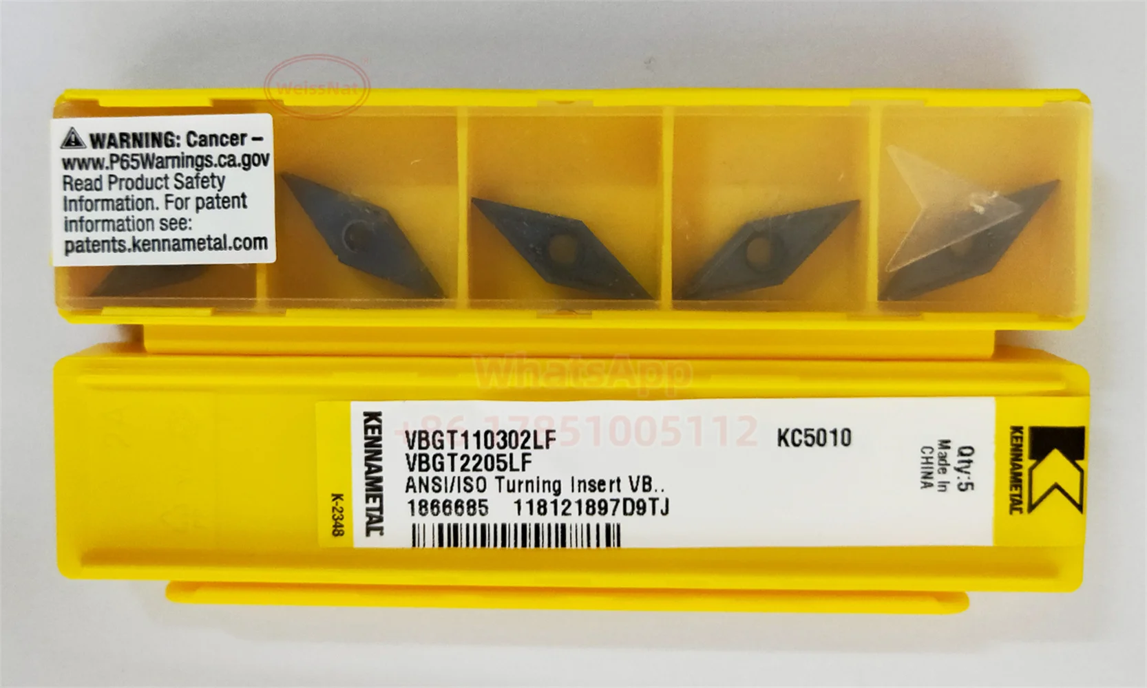 

Kennametal VBMT110302 VBGT110302 VBMT110304 VBMT160402 VBMT160404 VBMT160408LF KC5010 KCK15B KCK20 Carbide Insert VBMT Inserts